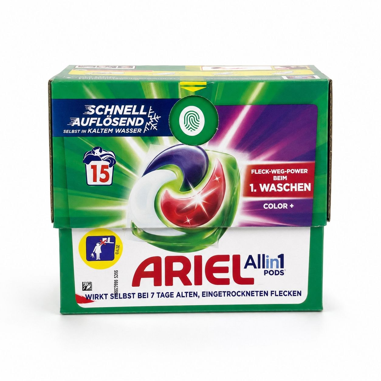 Ariel All in 1 Color капсулы 15 шт - Лицевая