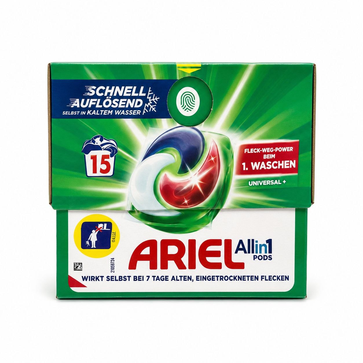 Ariel All in 1 Universal капсулы 15 шт - Лицевая