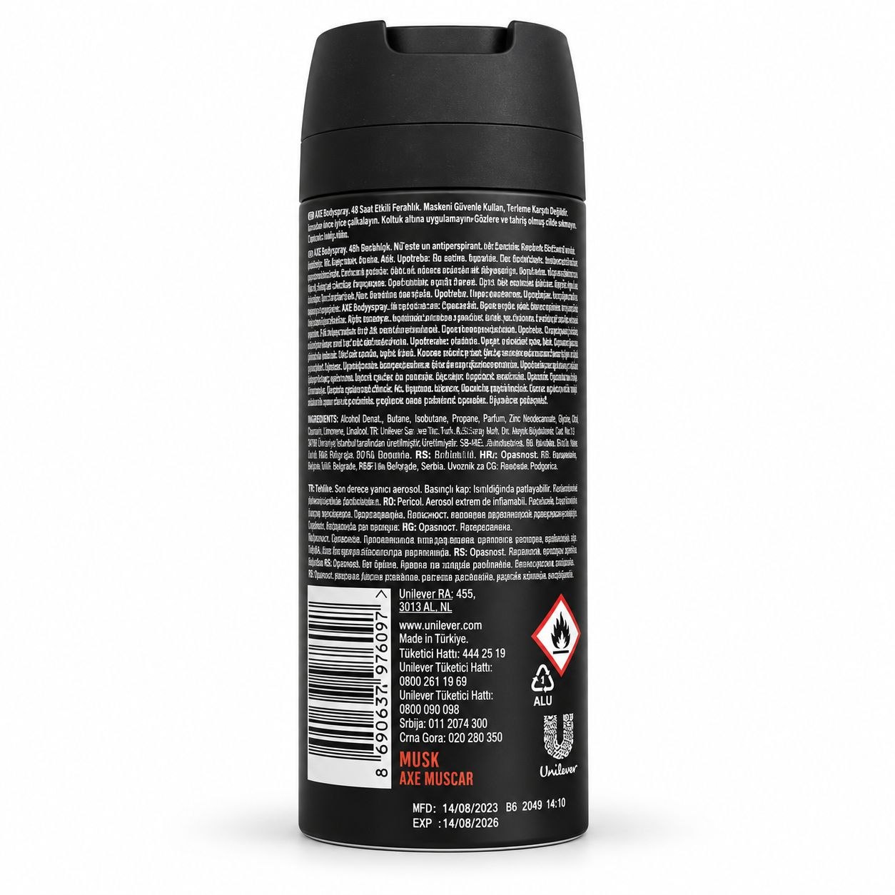 AXE Musk спрей-дезодорант 150 мл - Обратная