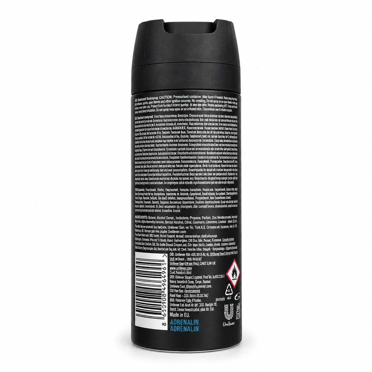 AXE Adrenalin спрей-дезодорант 150 мл - Обратная