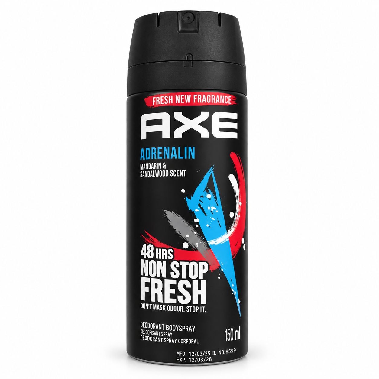 AXE Adrenalin спрей-дезодорант 150 мл - Лицевая