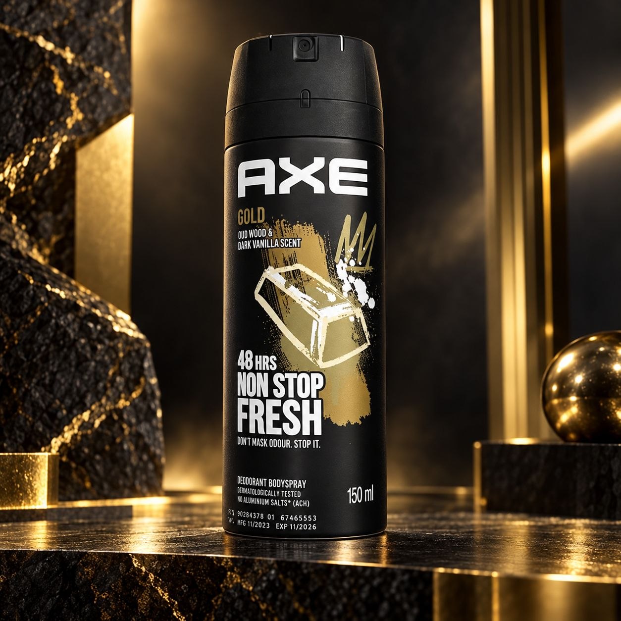 AXE Gold Temptation спрей-дезодорант 150 мл