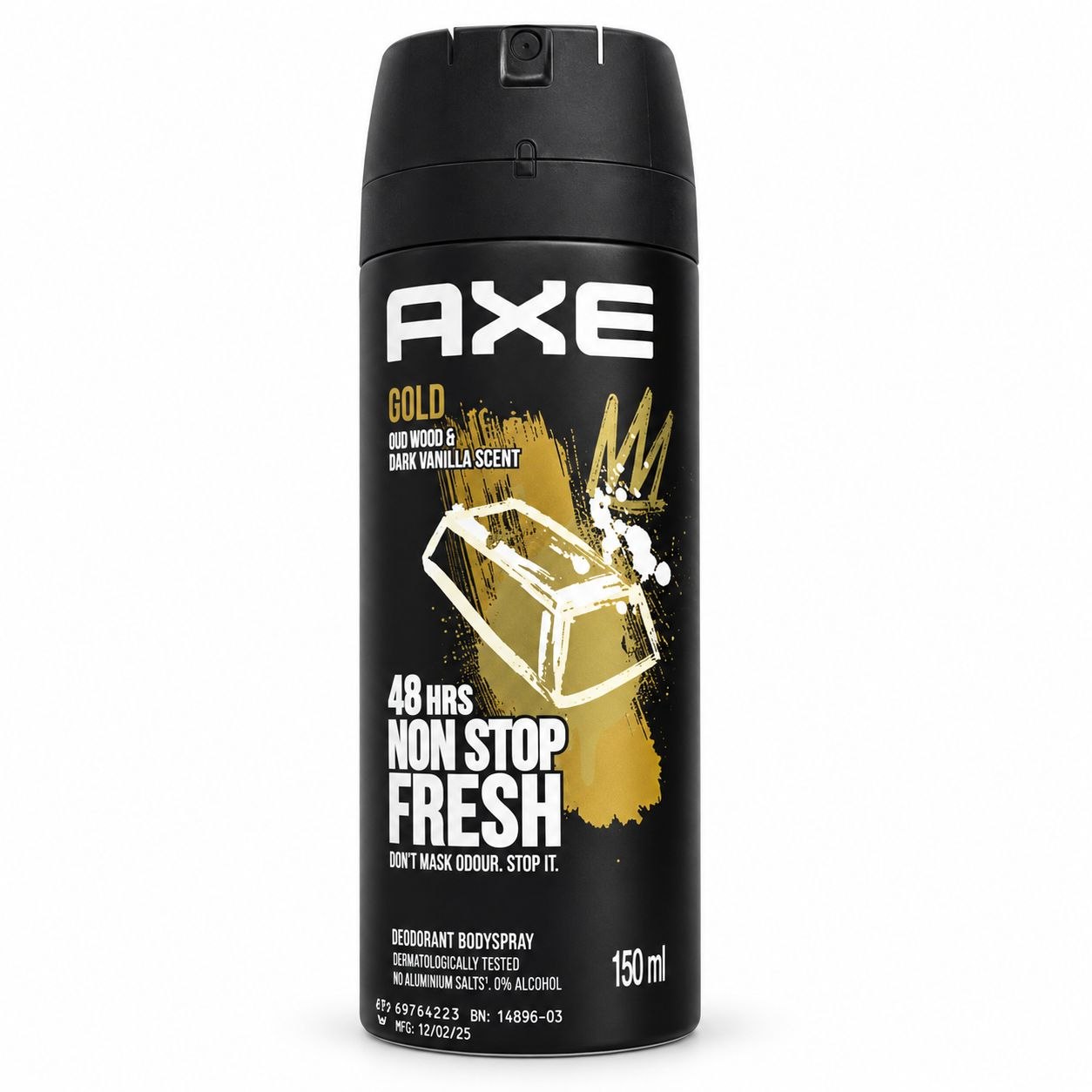 AXE Gold Temptation спрей-дезодорант 150 мл - Лицевая