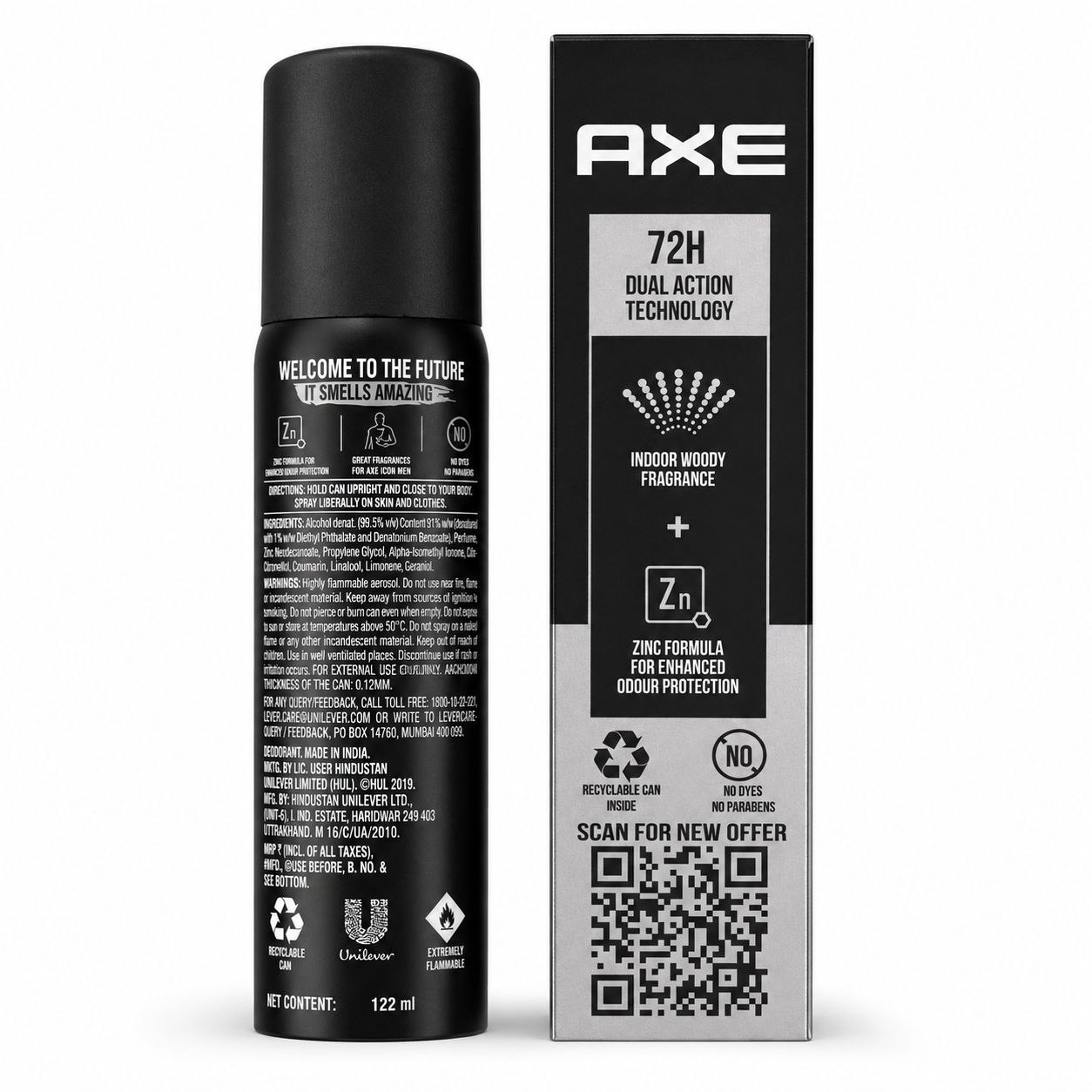 AXE Signature Corporate дезодорант 122 мл - Обратная