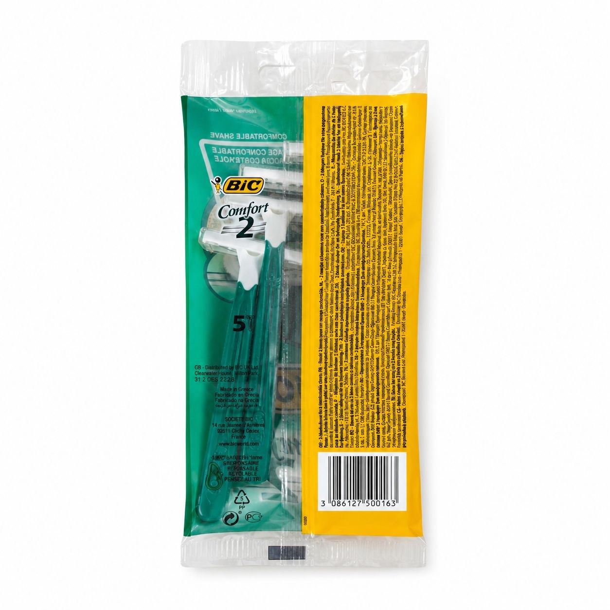 BIC Comfort 2 одноразовые станки 5 шт - Обратная