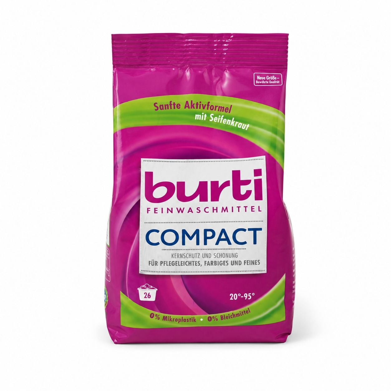 Burti Compact washing powder 1.3 kg - Лицевая