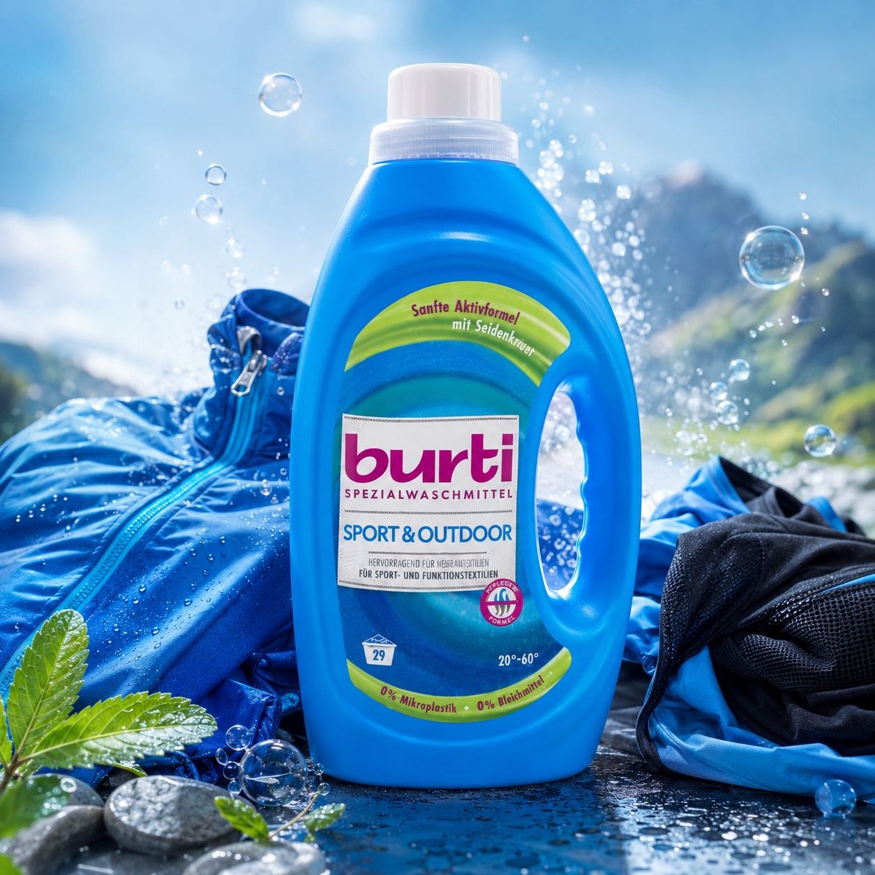 Burti Sport & Outdoor laundry gel 1.45 L