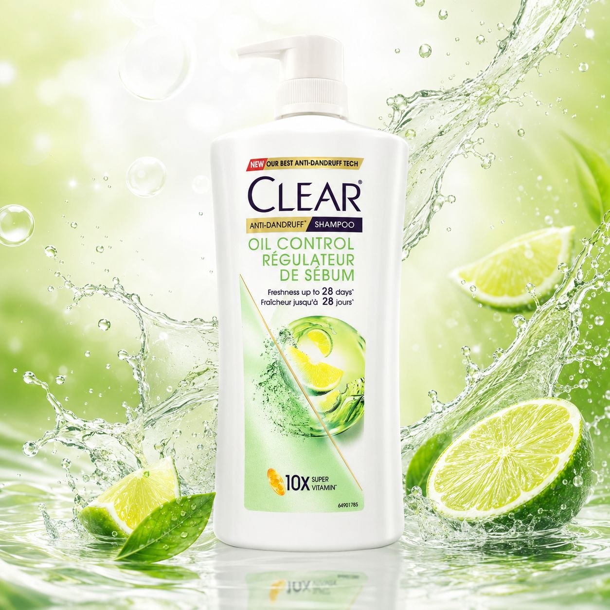 Clear Oil Control шампунь 1 л