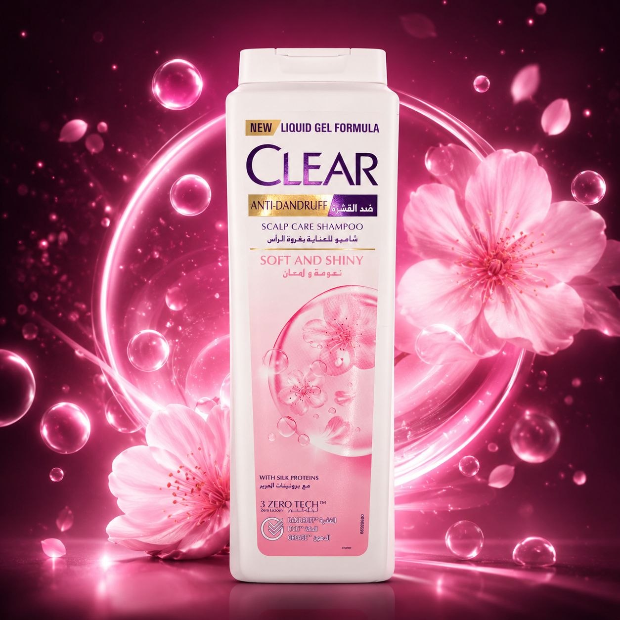 Clear Soft and Shiny шампунь 600 мл