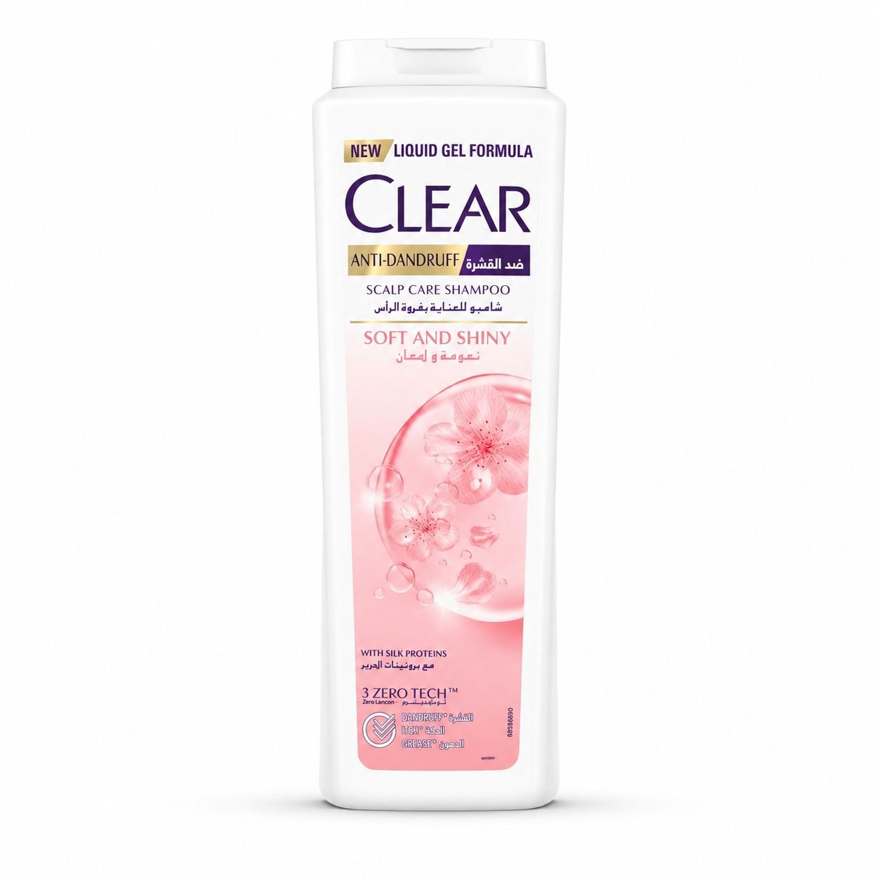 Clear Soft and Shiny шампунь 600 мл - Лицевая