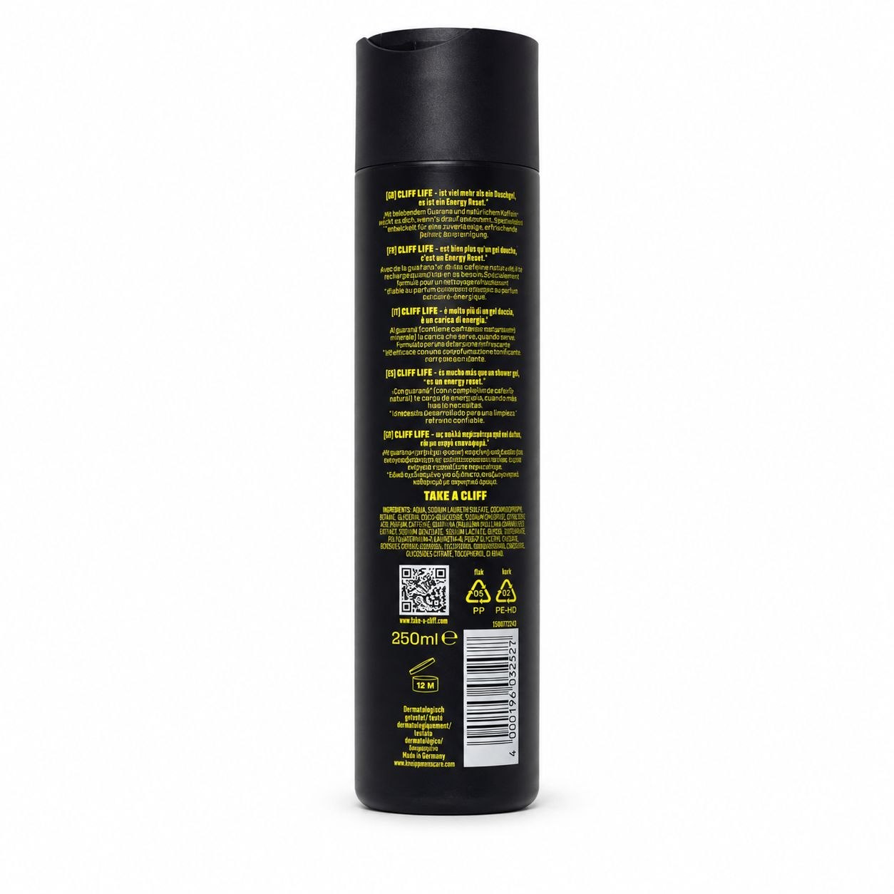 Cliff shower gel Life 250 ml - Обратная