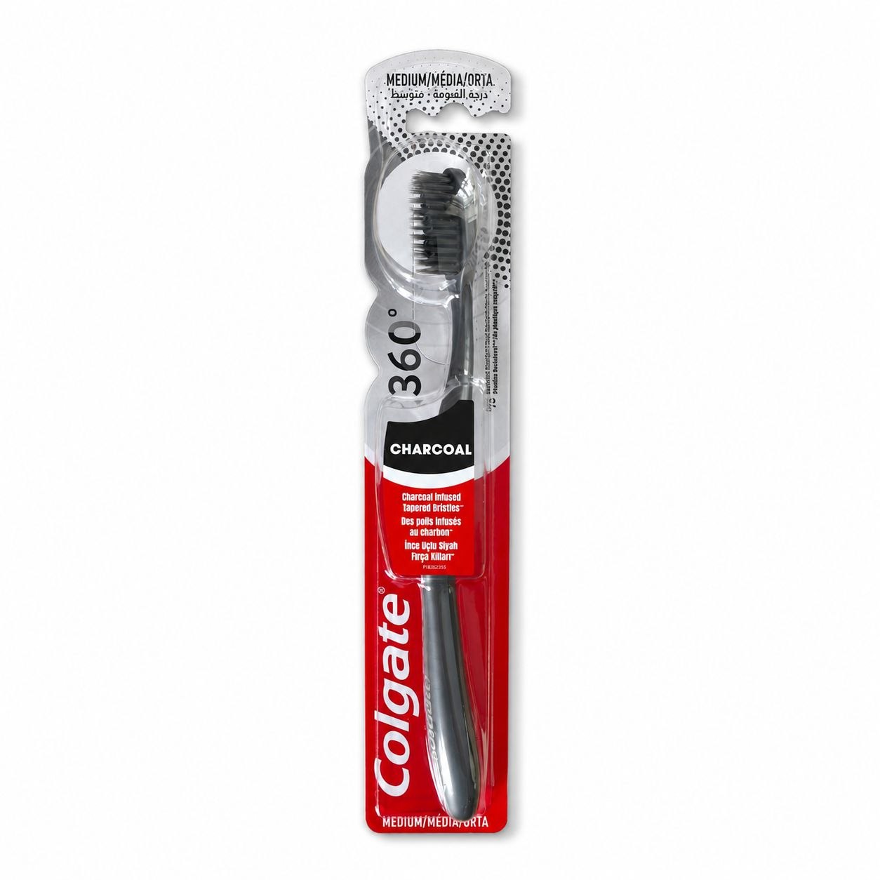 Colgate 360 Charcoal зубная щётка - Лицевая