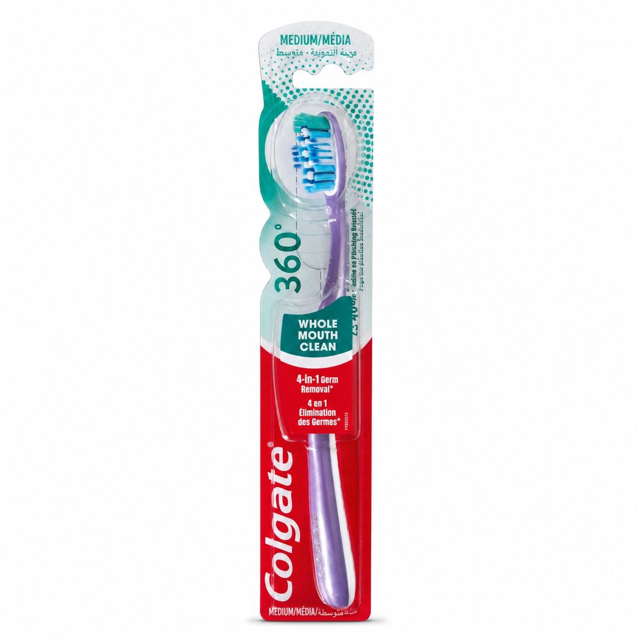Colgate 360 Whole Mouth Clean зубная щётка - Лицевая