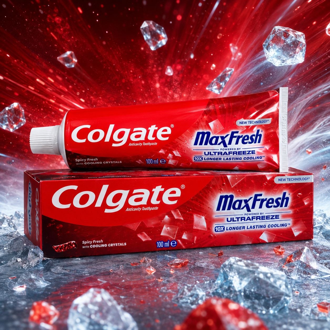 Colgate MaxFresh Spicy Fresh зубная паста 100 мл