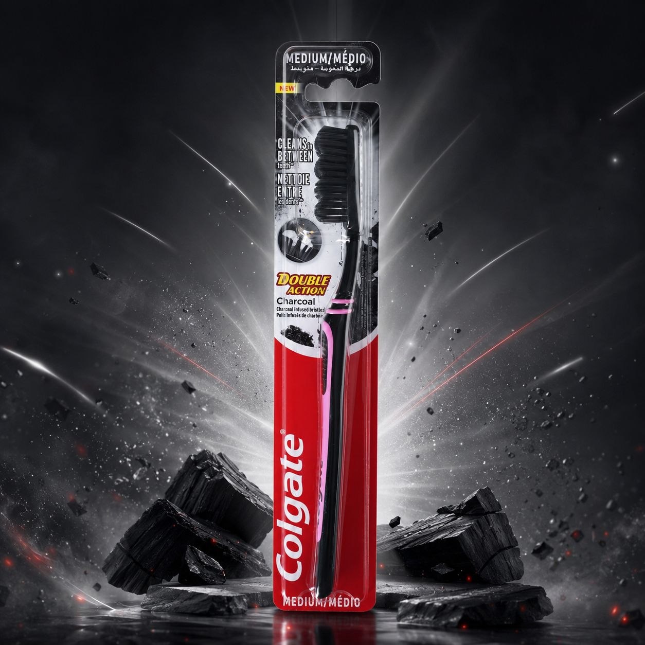 Colgate Double Action Charcoal зубная щётка