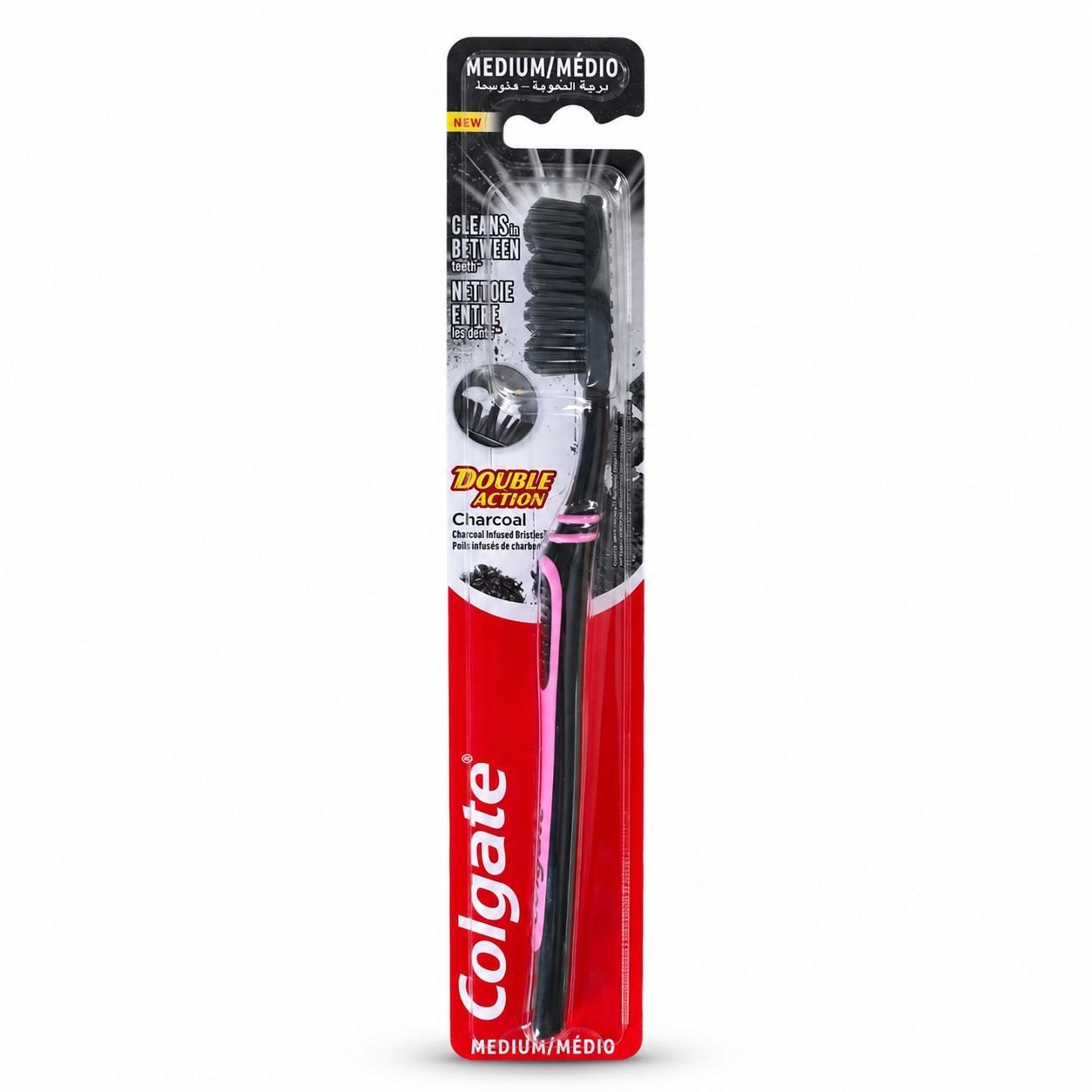 Colgate Double Action Charcoal зубная щётка - Лицевая