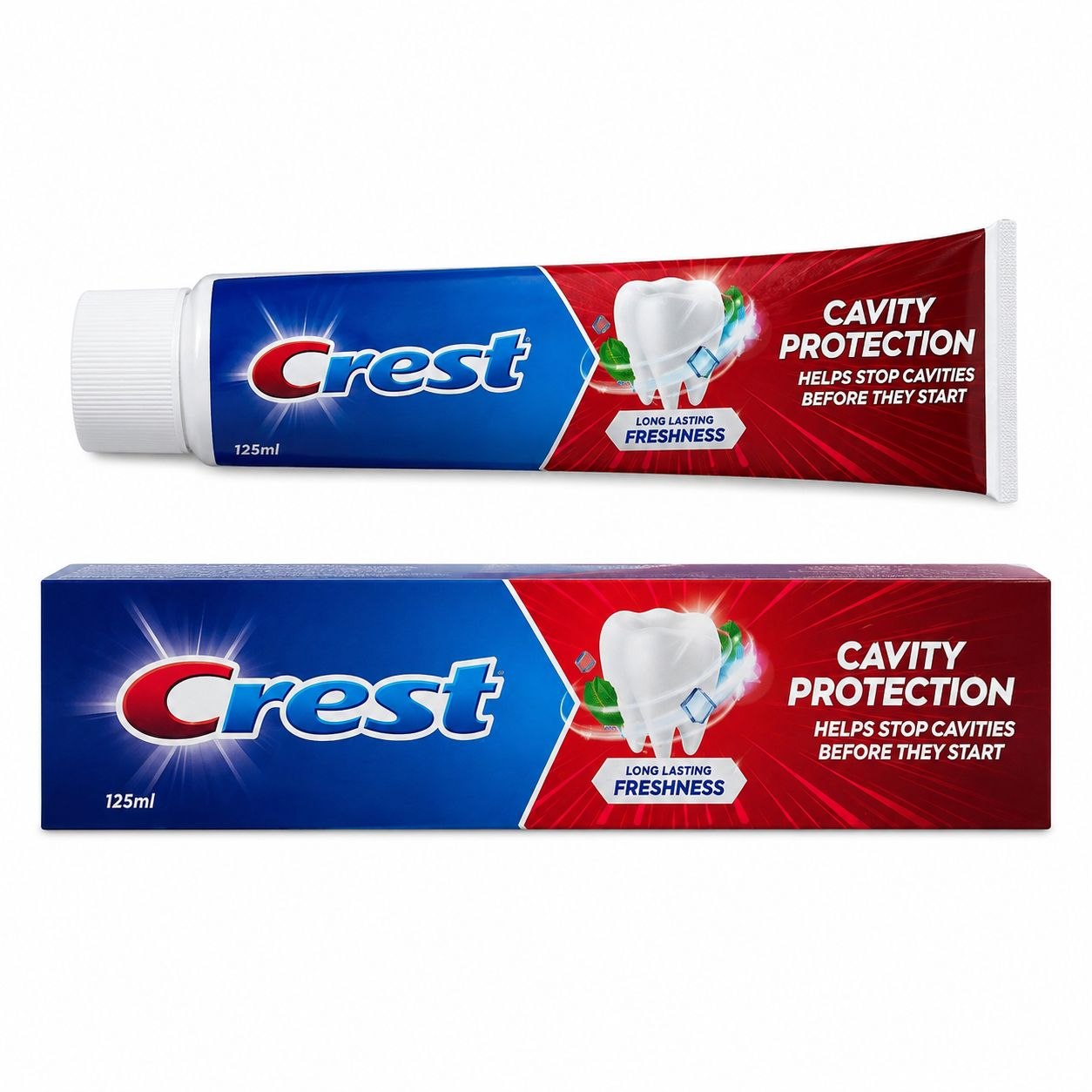 Crest Cavity Protection Freshness зубная паста 125 мл - Лицевая