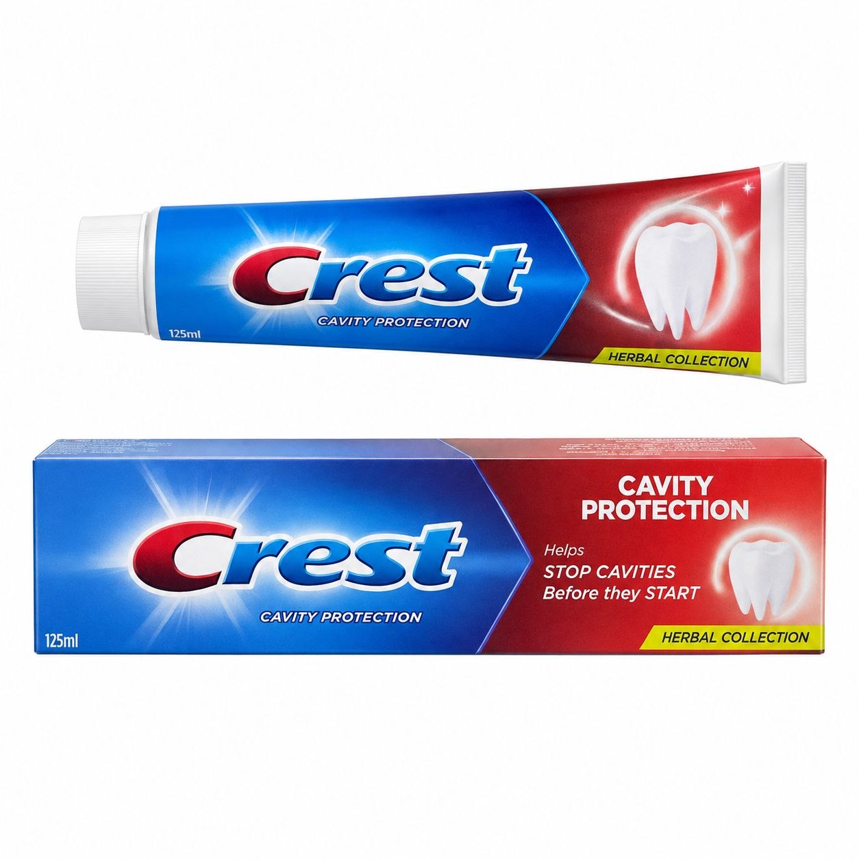 Crest Cavity Protection Herbal зубная паста 125 мл - Лицевая