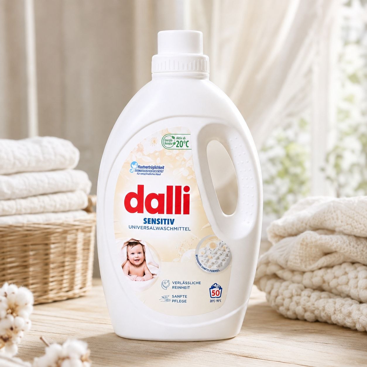 Dalli Sensitive laundry gel 2.75 L