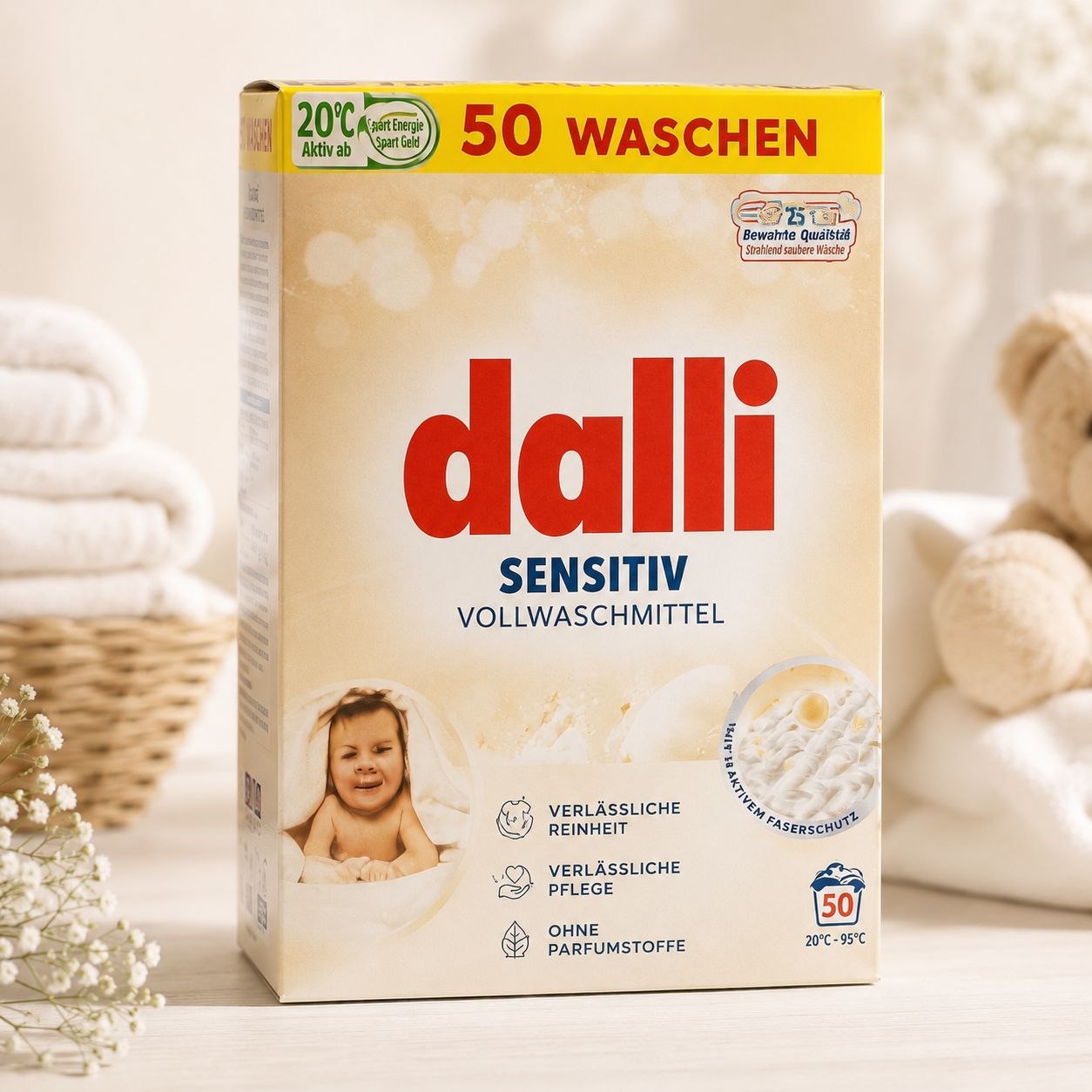 Dalli Sensitive стиральный порошок 2,5 кг / 50 стирок