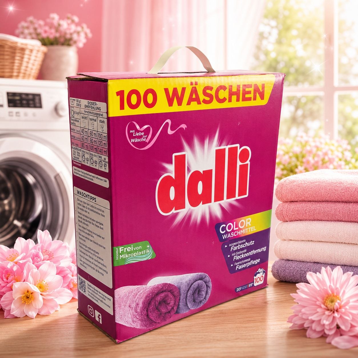 Dalli Colorwaschmittel стиральный порошок 6 кг