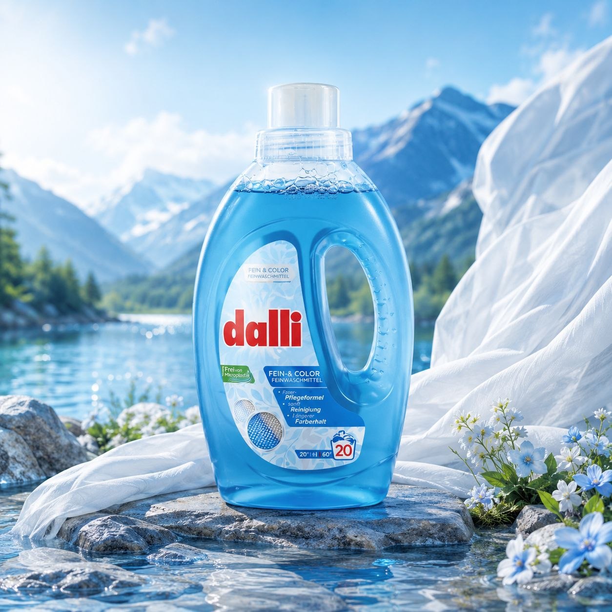 Dalli Fein & Color гель для стирки 1,1 л