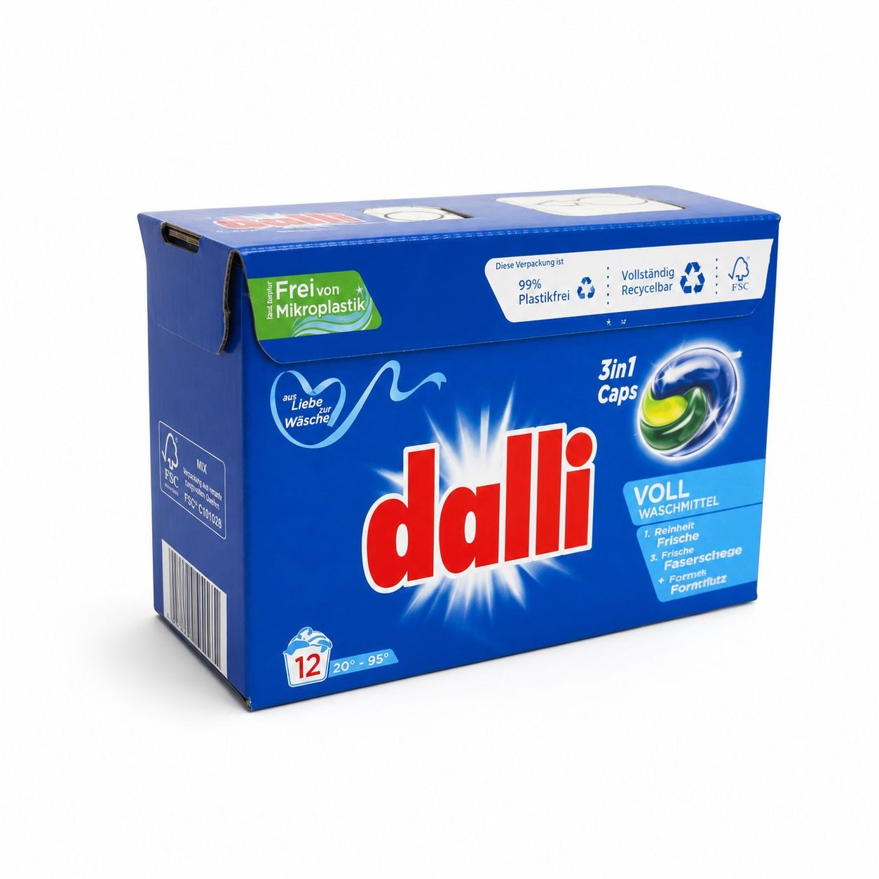 Dalli Vollwaschmittel капсулы для стирки 12 шт - Лицевая
