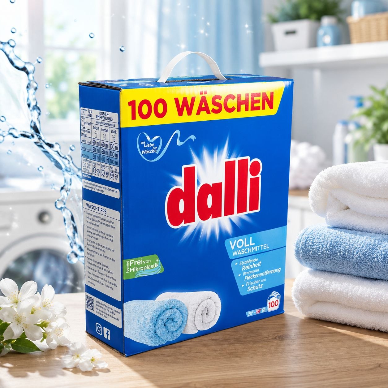 Dalli Vollwaschmittel стиральный порошок 6 кг