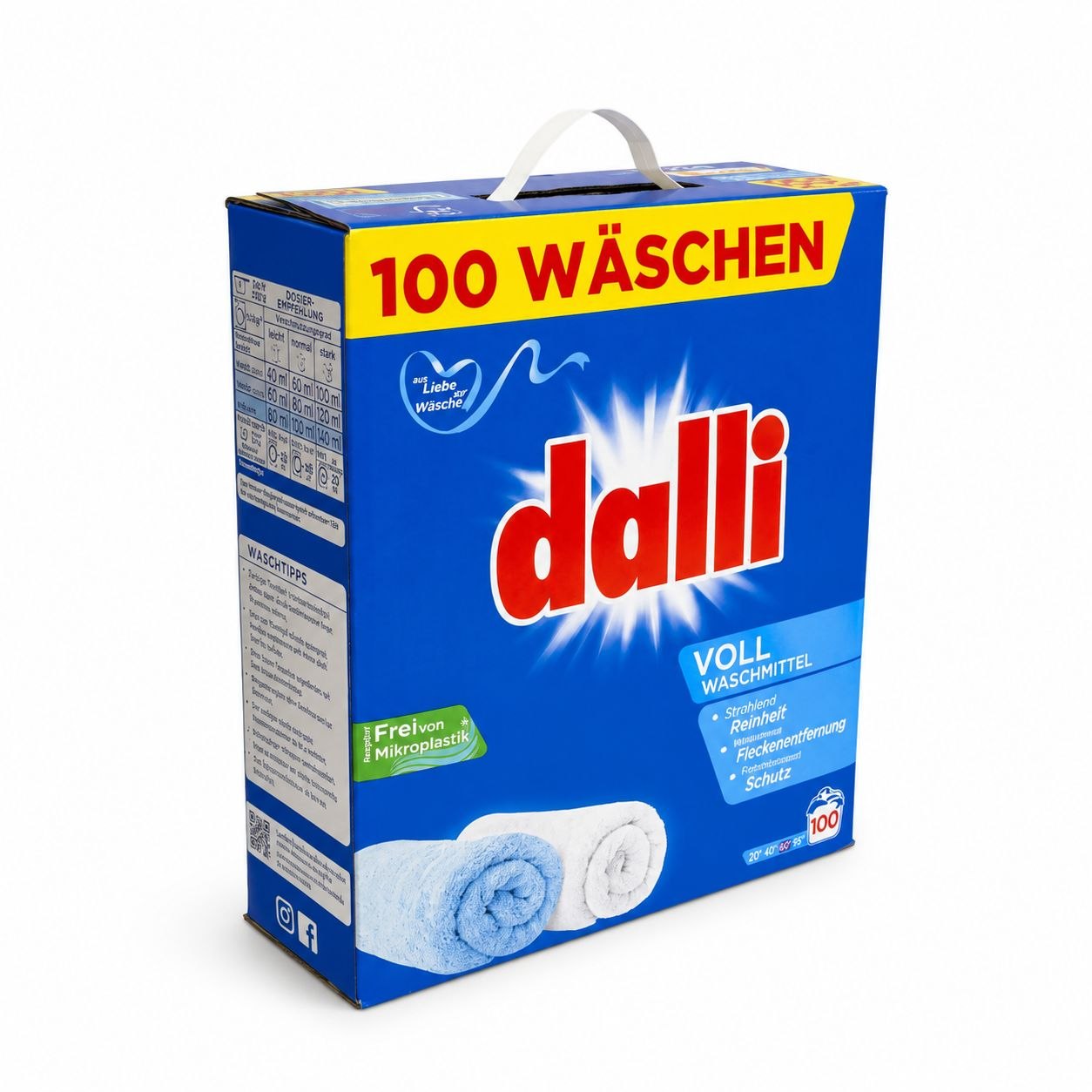 Dalli Vollwaschmittel стиральный порошок 6 кг - Лицевая