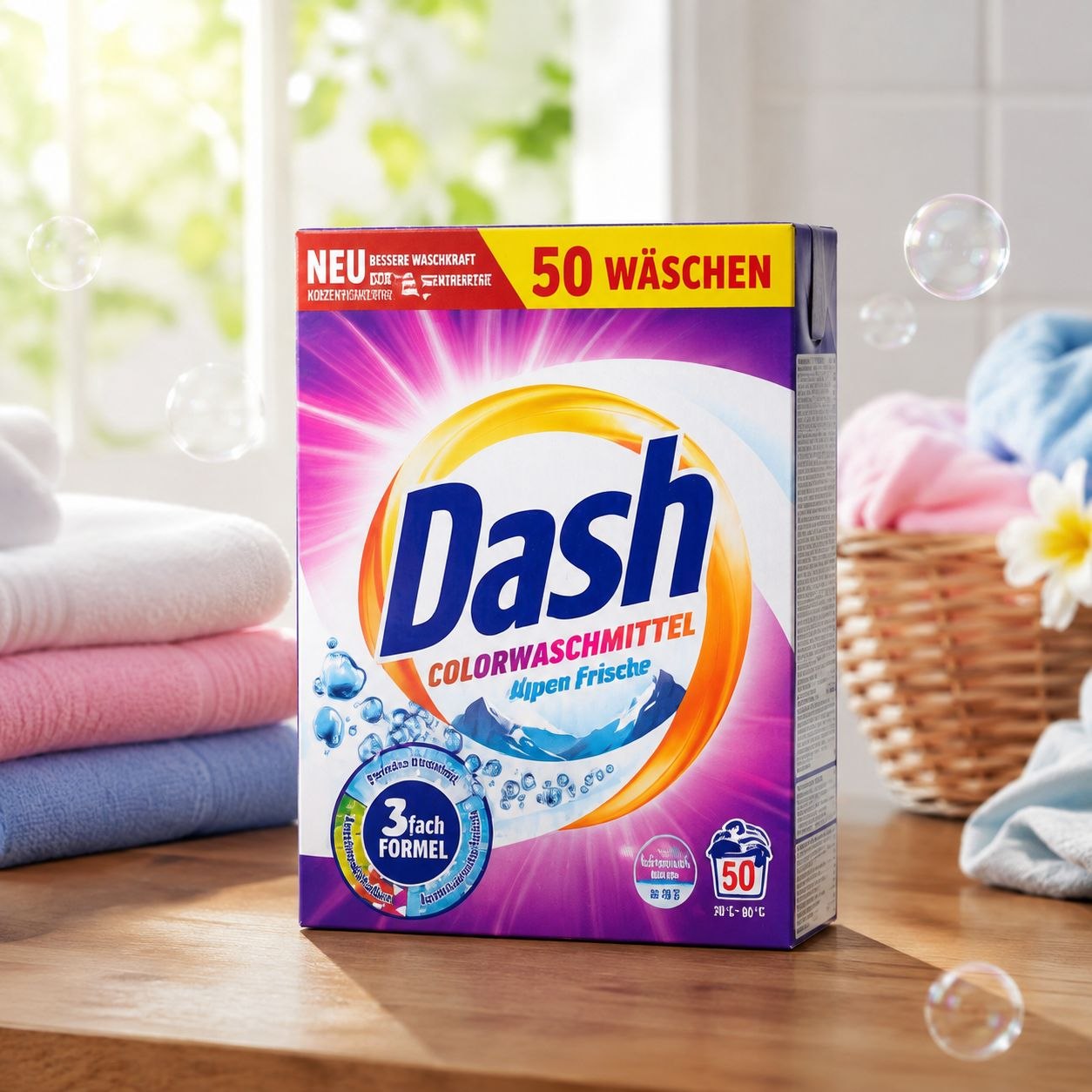 Dash Colorwaschmittel стиральный порошок 2,5 кг / 50 стирок