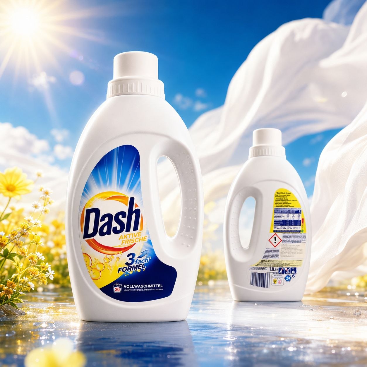 Dash Active Frische гель для стирки 1,1 л