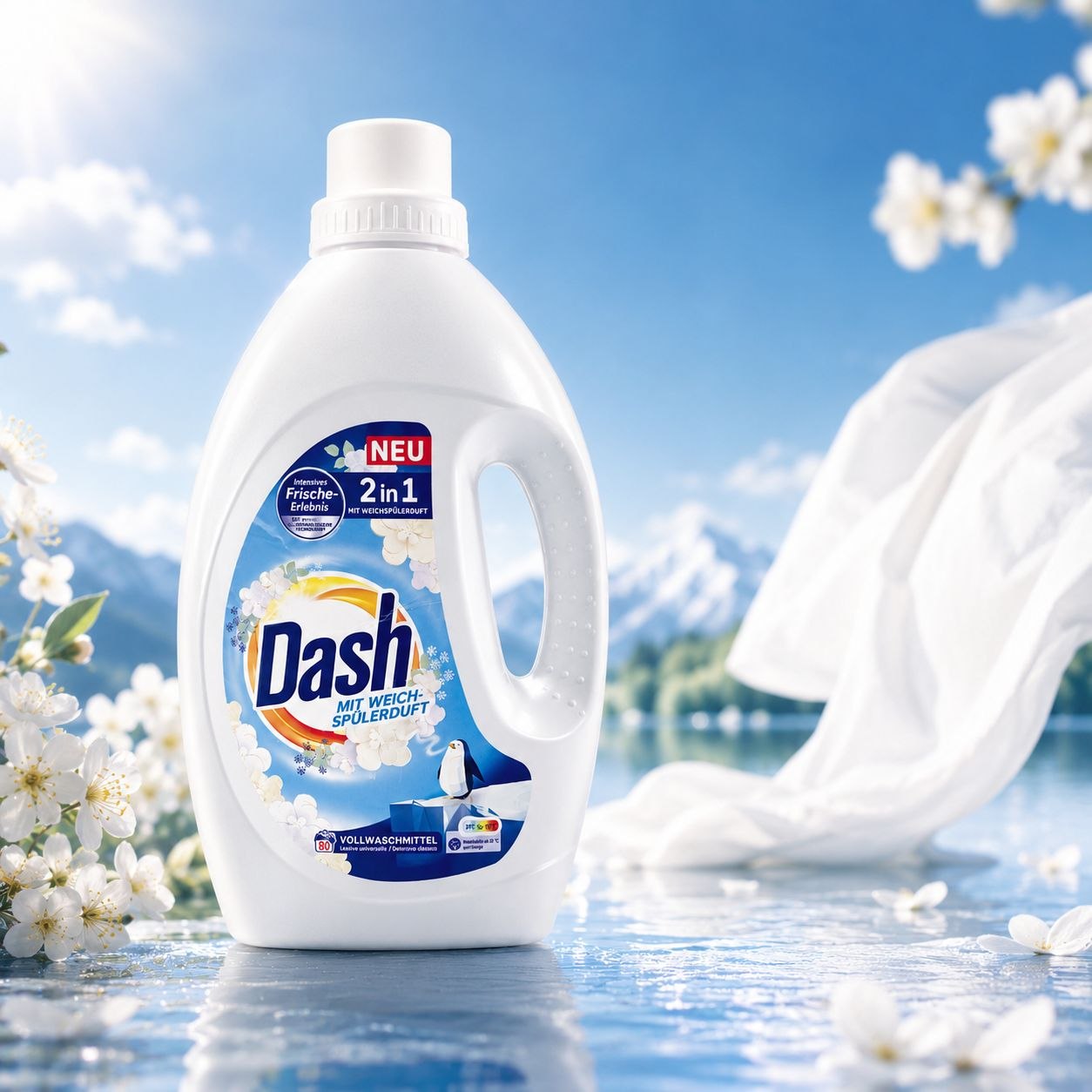 Dash Active Frische гель для стирки 3,6 л
