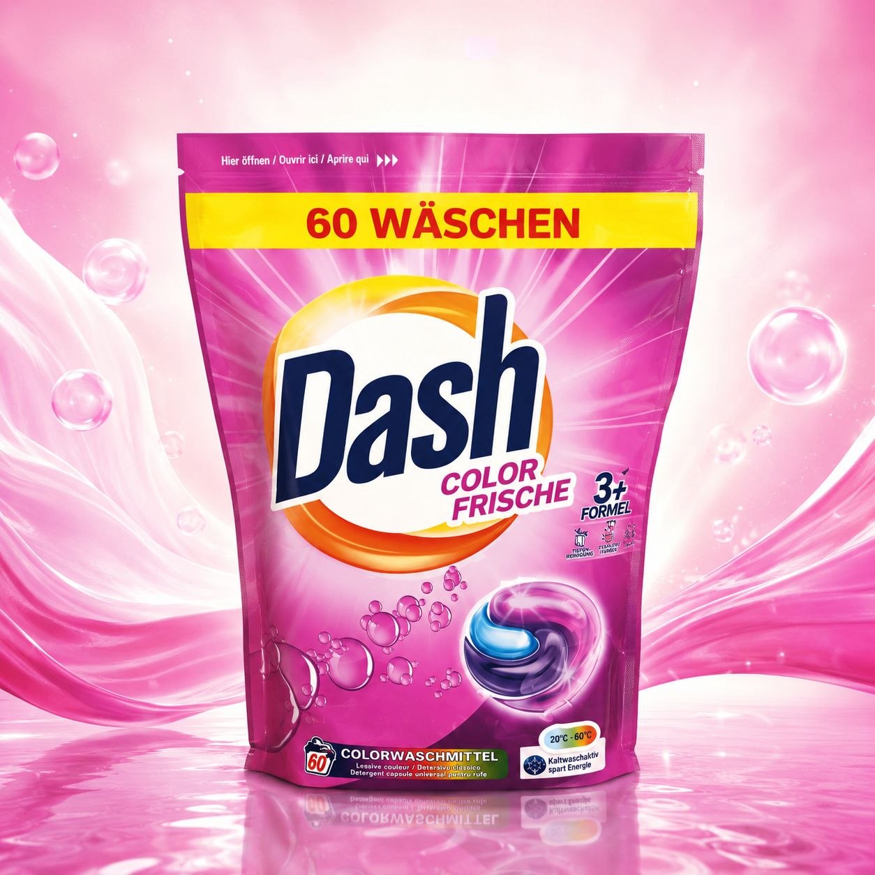 Dash Color Frische капсулы для стирки 60 шт