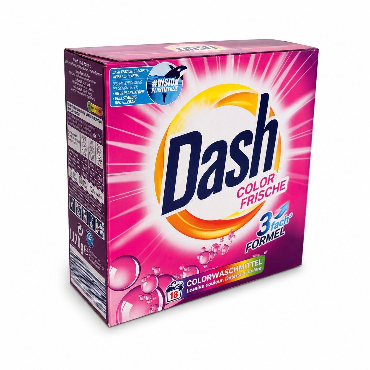 Dash Color Frische стиральный порошок 1,17 кг - Обратная