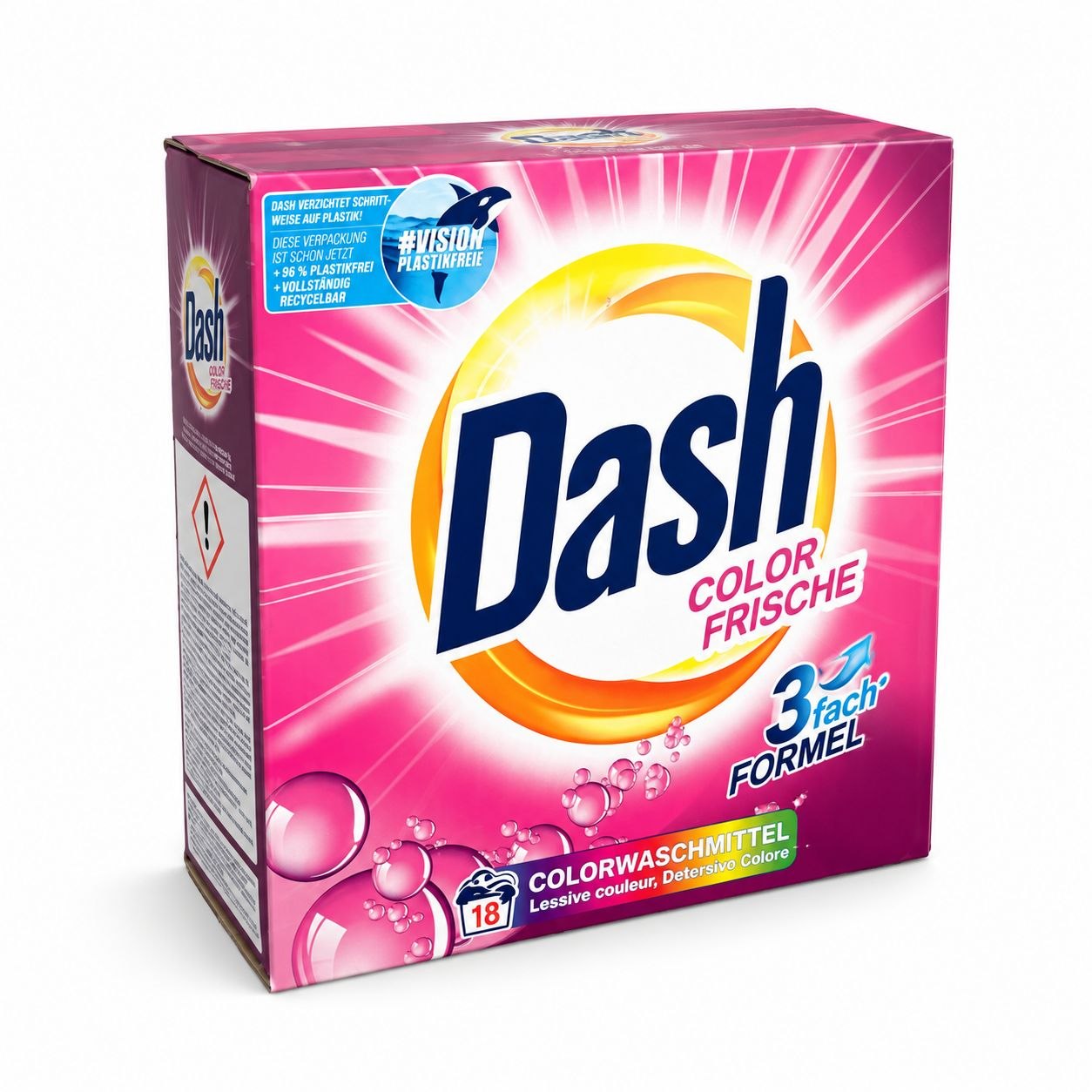 Dash Color Frische стиральный порошок 1,17 кг - Лицевая