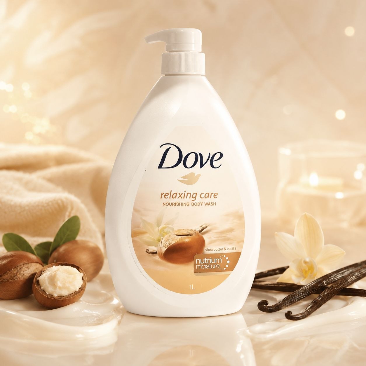 Dove body wash Shea Butter 1 L