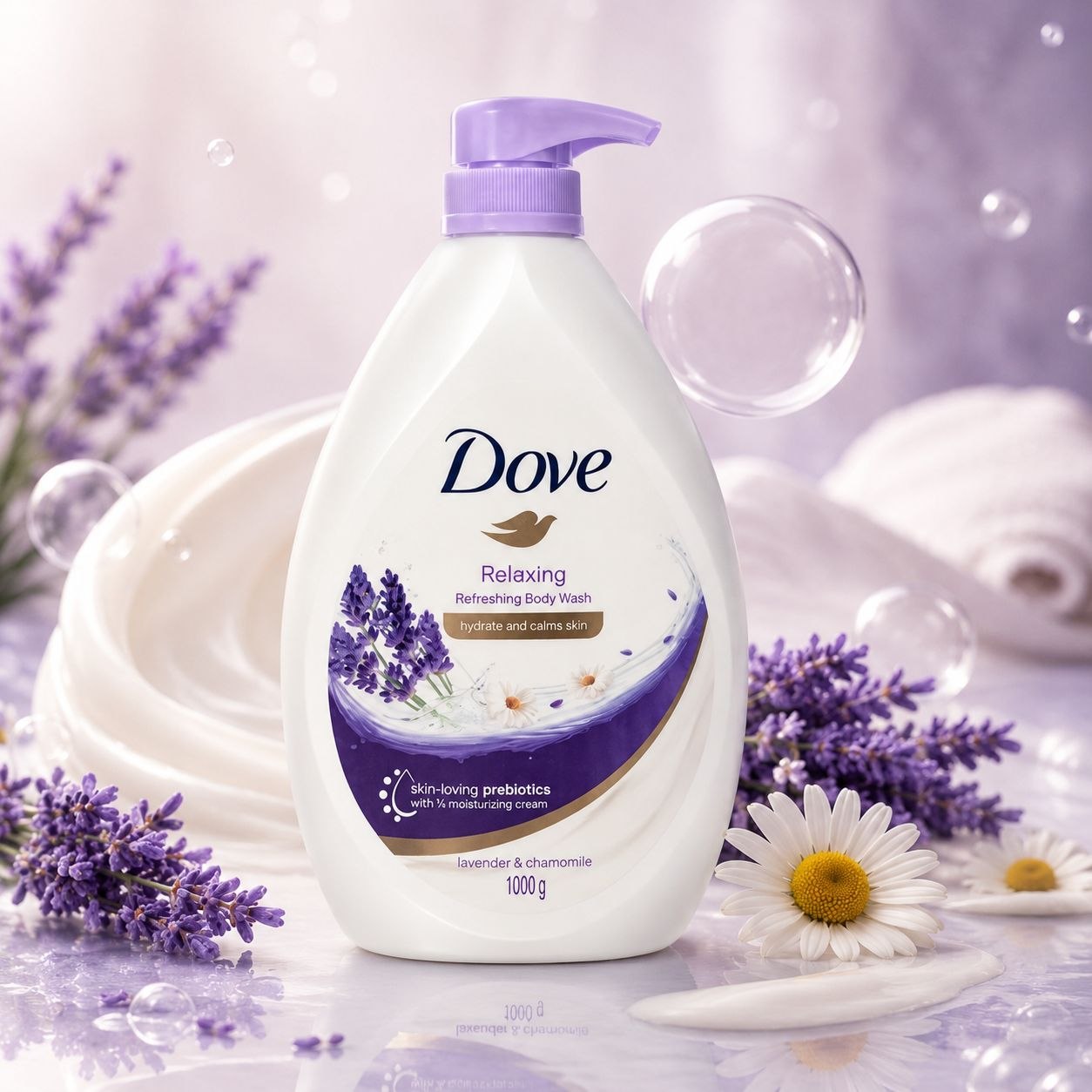 Dove body wash Lavender 1 L