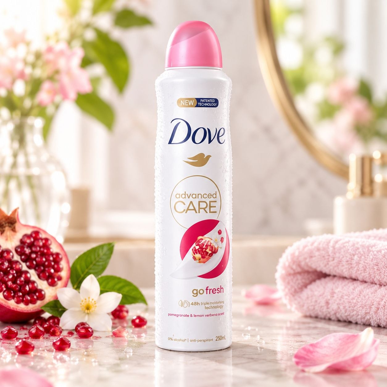 Dove Advanced Care Go Fresh Pomegranate спрей-антиперспирант 250 мл