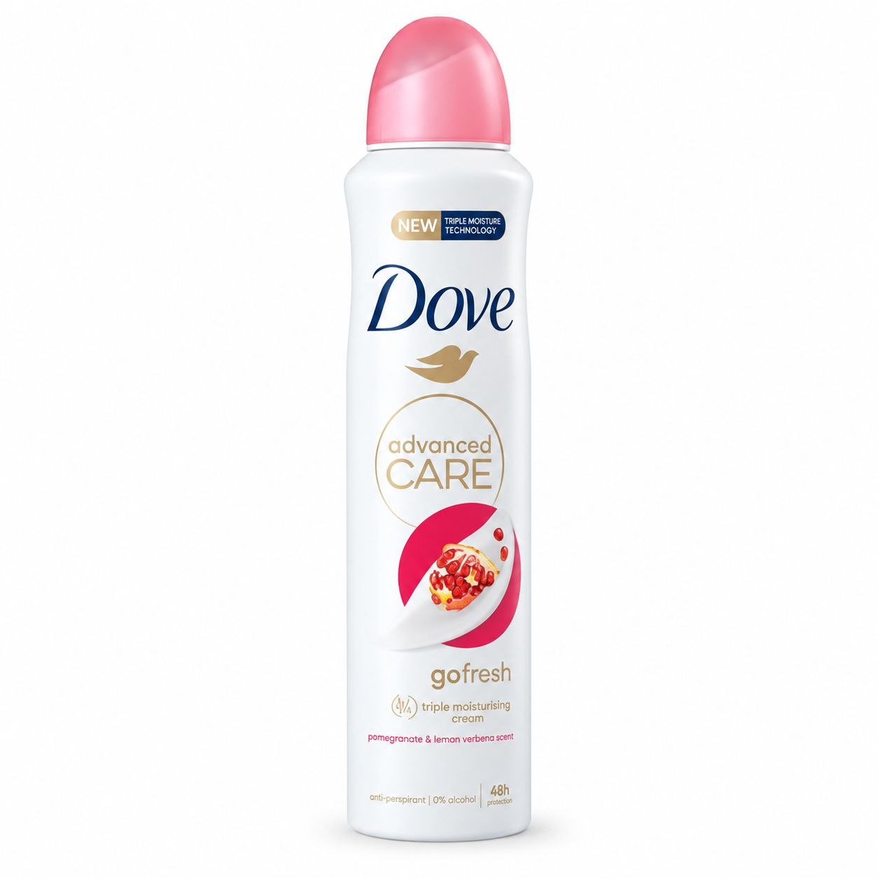 Dove Advanced Care Go Fresh Pomegranate спрей-антиперспирант 250 мл - Лицевая