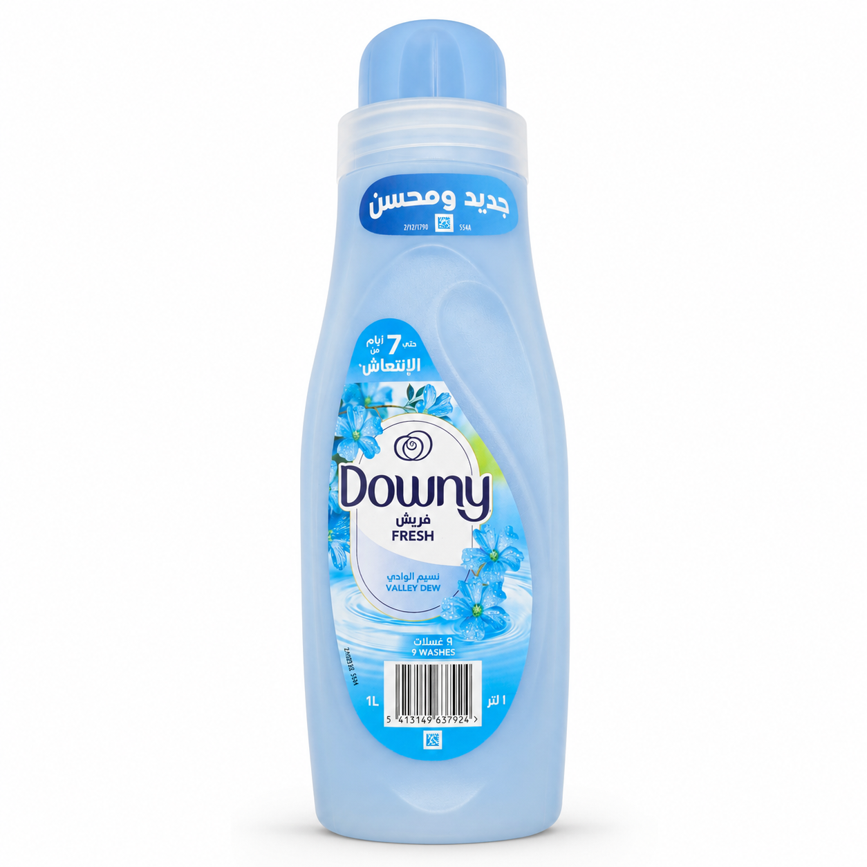 Downy Fresh Valley Dew кондиционер для белья 1 л - Лицевая