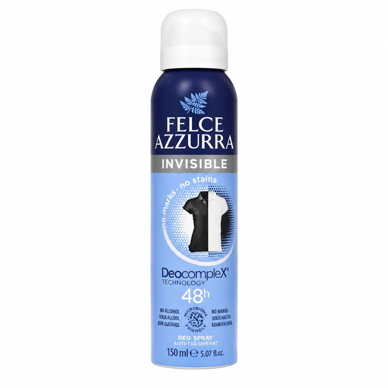 Felce Azzurra deodorant spray Invisible 150 ml - Лицевая