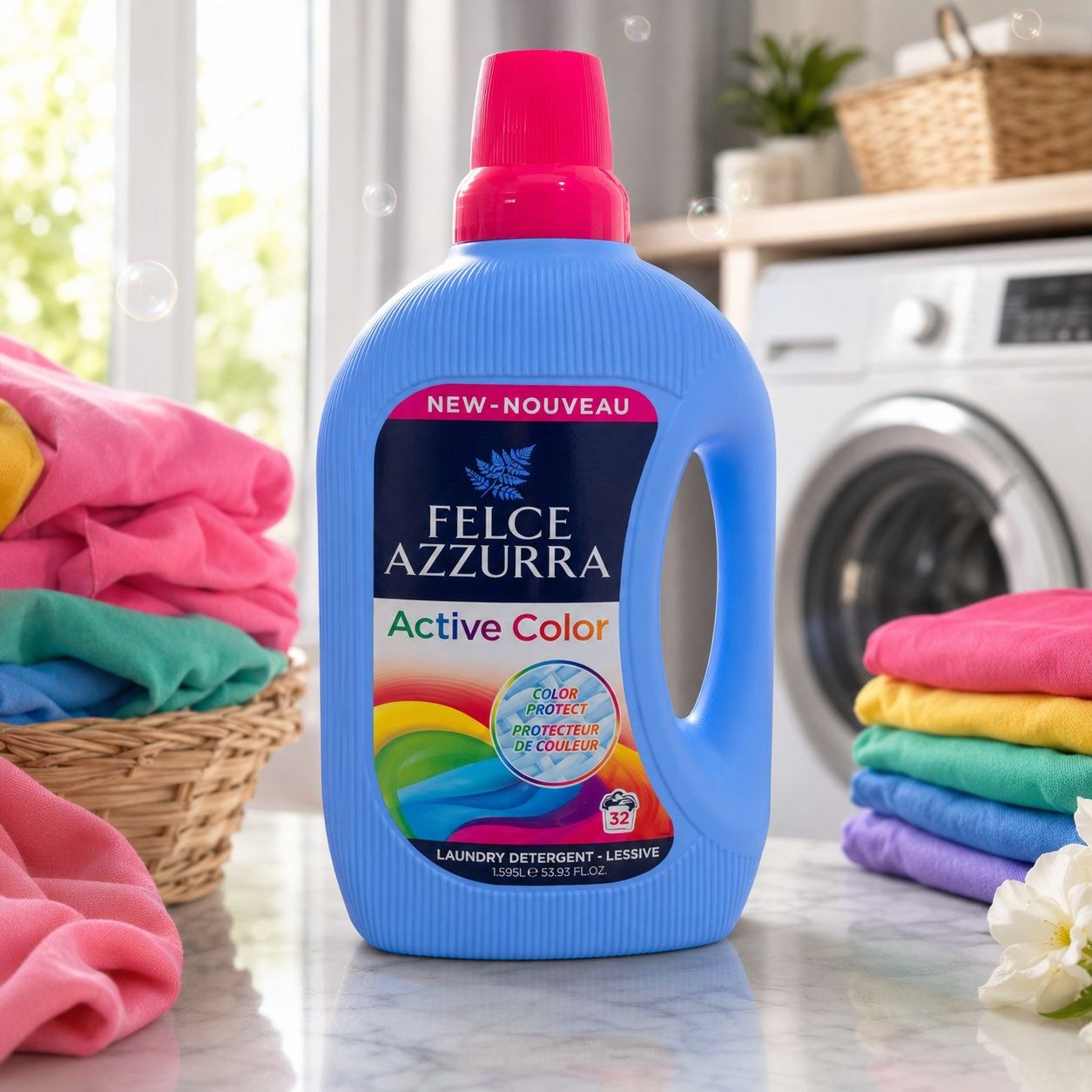 Felce Azzurra Active Color laundry liquid 1.595 L