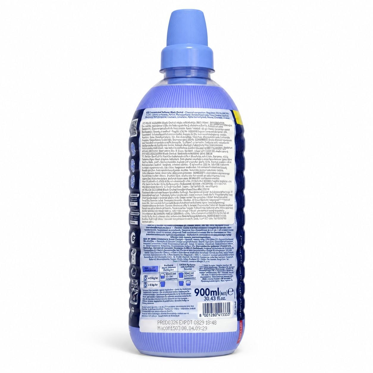 Felce Azzurra softener Black Orchid 900 ml - Обратная