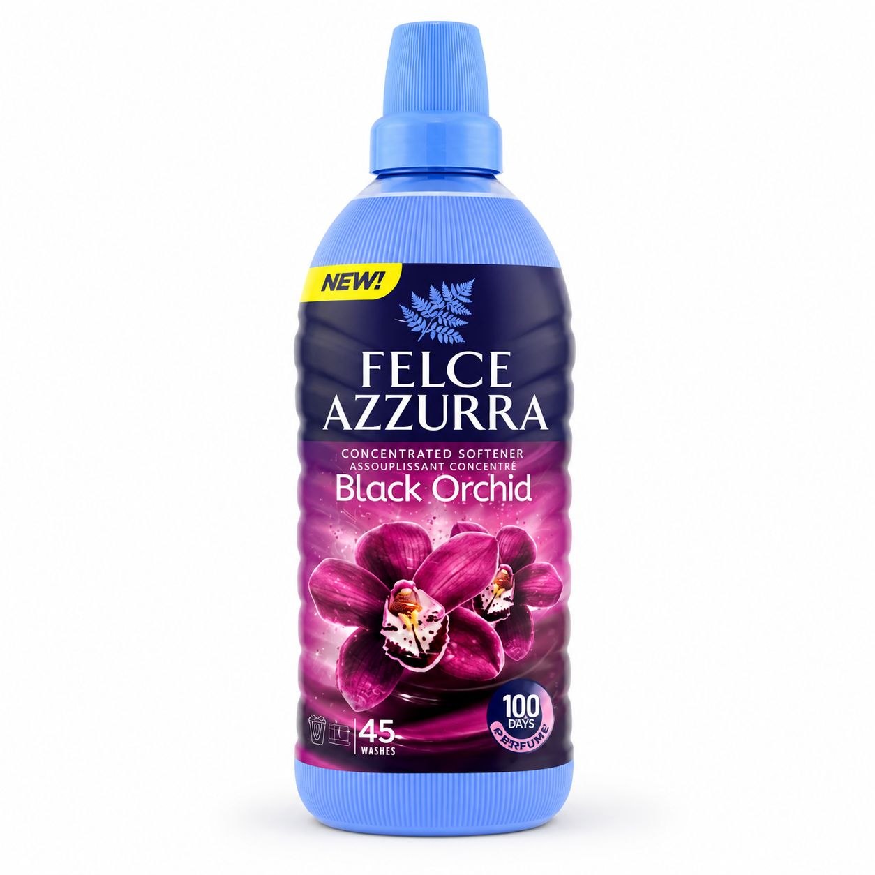 Felce Azzurra softener Black Orchid 900 ml - Лицевая
