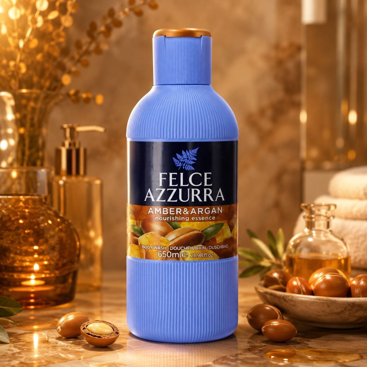 Felce Azzurra shower gel Amber & Argan 650 ml