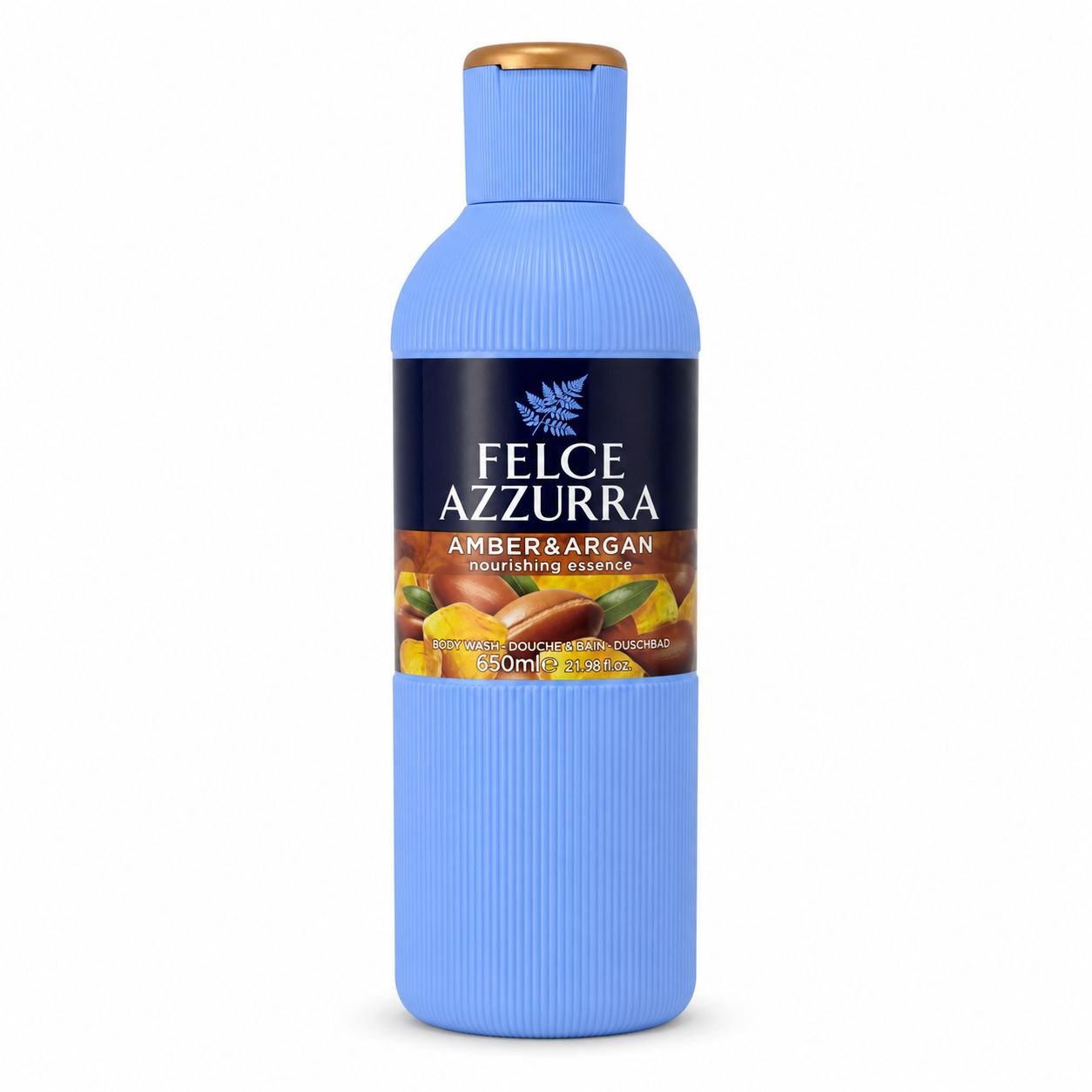 Felce Azzurra shower gel Amber & Argan 650 ml - Лицевая