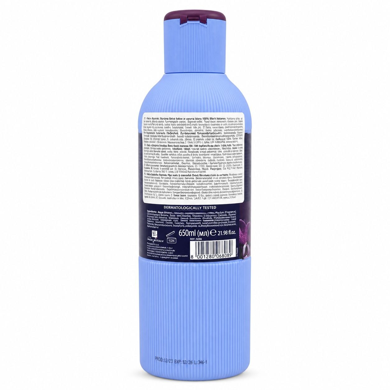 Felce Azzurra shower gel Black Orchid 650 ml - Обратная