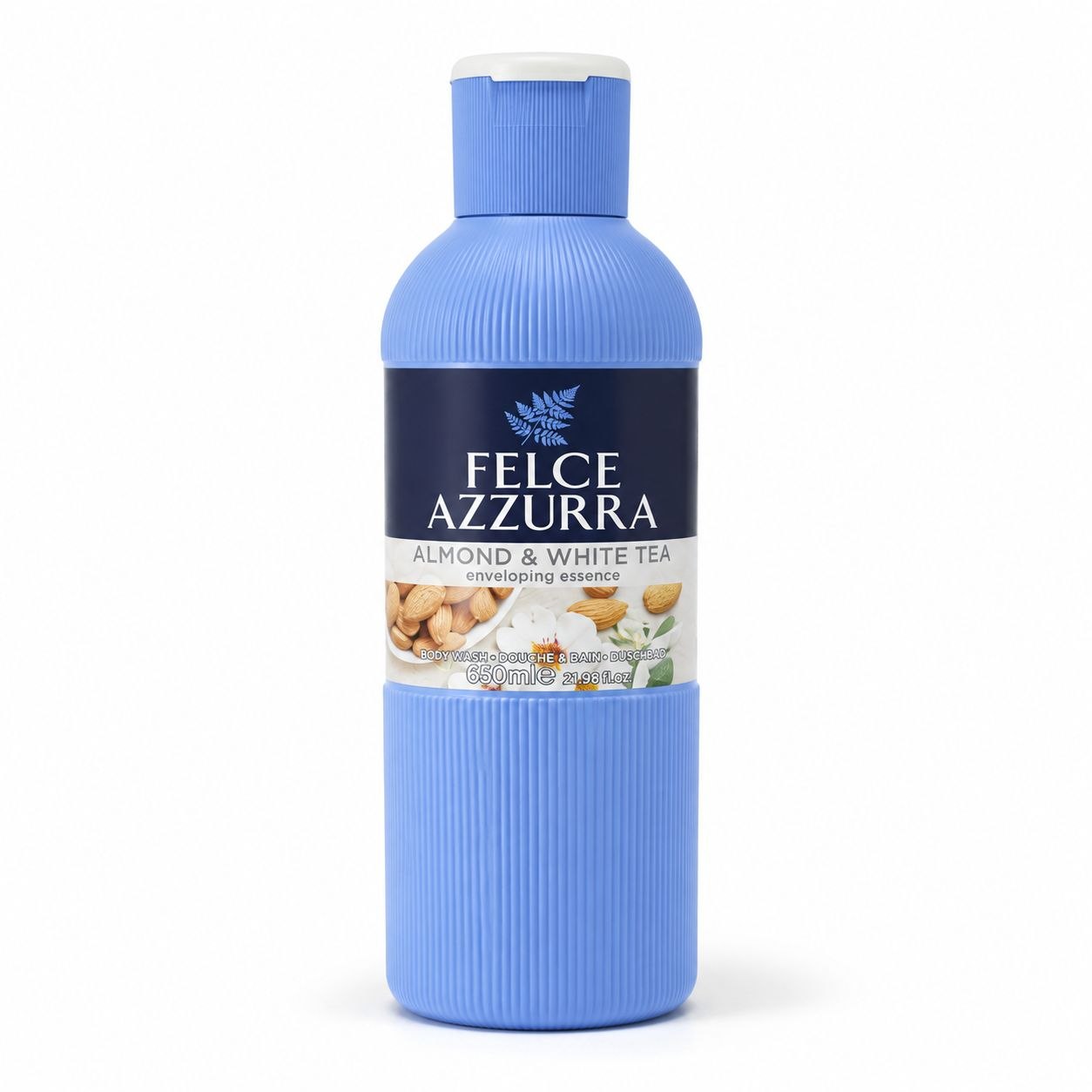 Felce Azzurra shower gel Almond & White Tea 650 ml - Лицевая