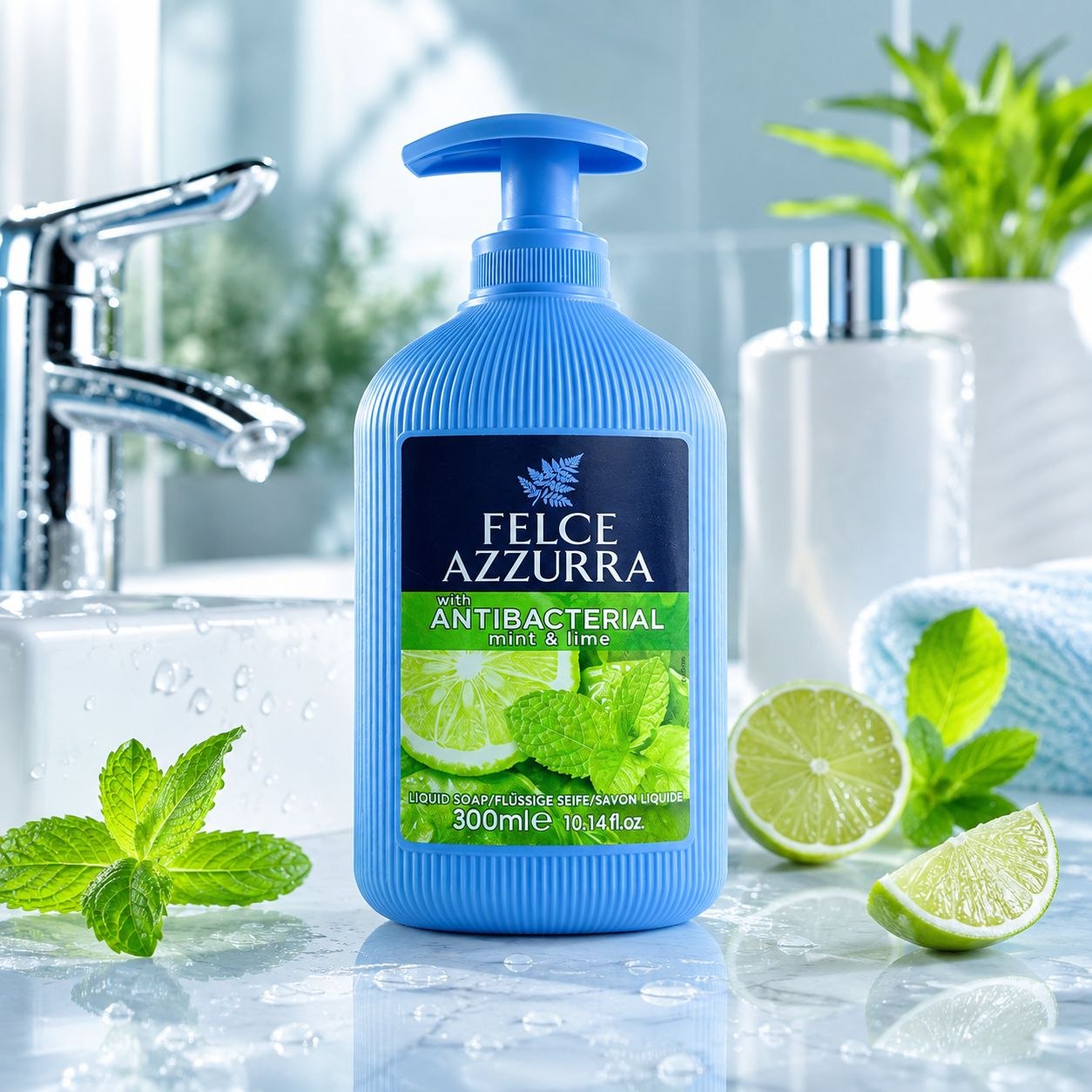Felce Azzurra liquid soap Antibacterial 300 ml
