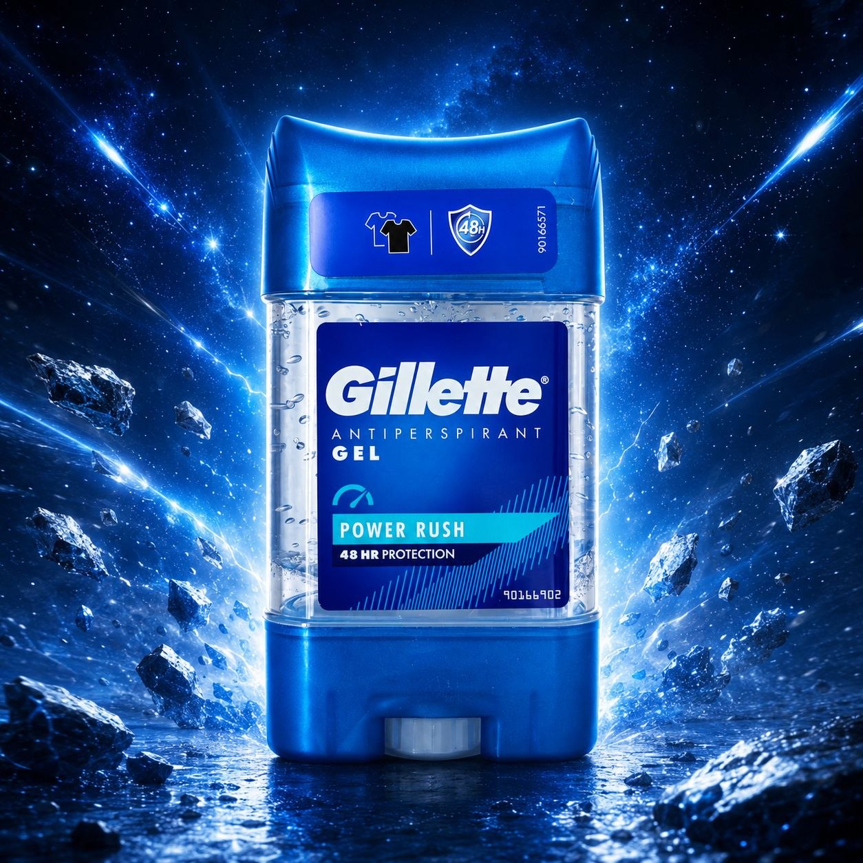 Gillette Antiperspirant Power Rush гель-дезодорант 70 мл